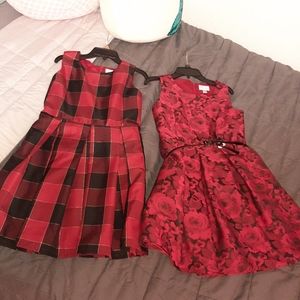 🤑 Girls Bundle of Two Holiday Dresses